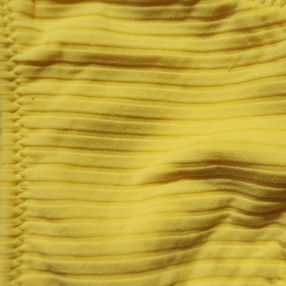 Yellow Rib String bottoms - Picture 2 of 4